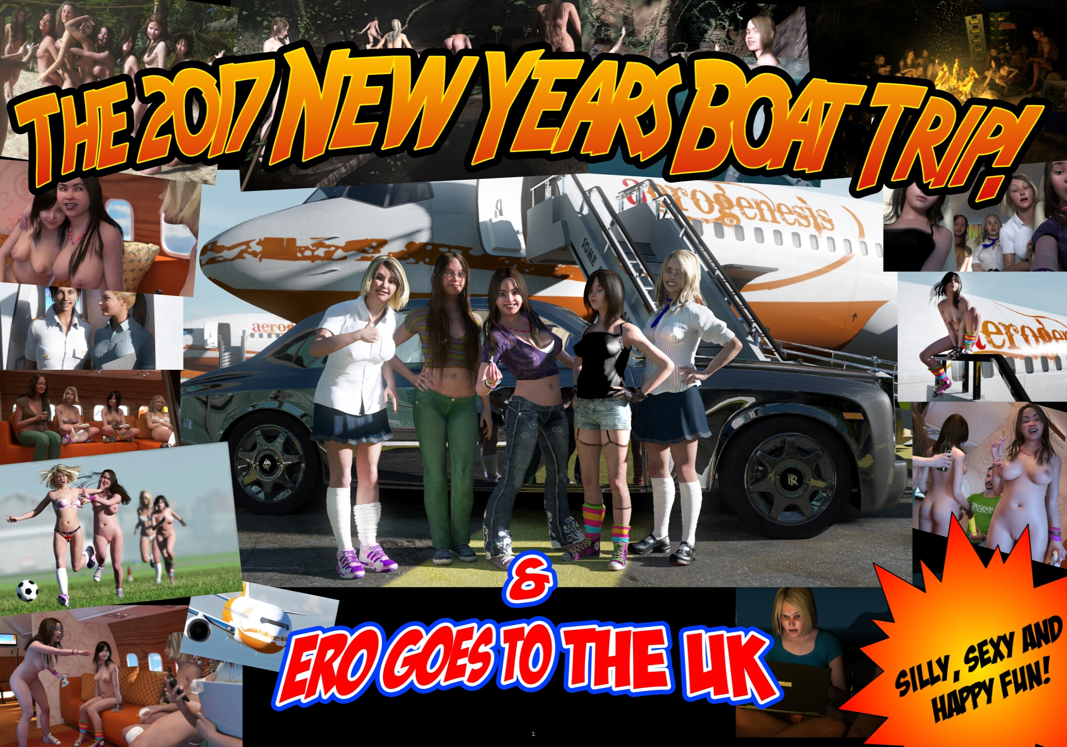 The 2017 New Years Boat Trip & Ero Goes to The UK - Draft Comic Main Image