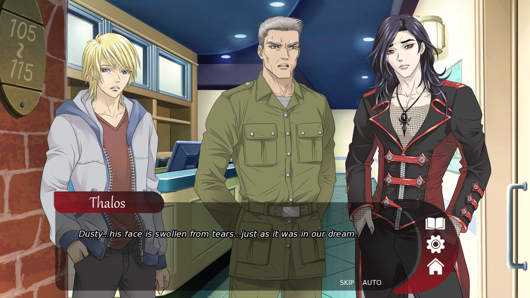 Vampire Slave: A Yaoi Visual Novel Screenshot