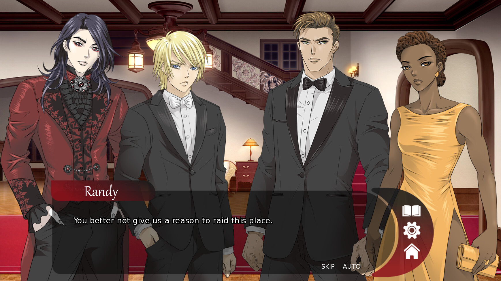 Vampire Slave: A Yaoi Visual Novel Screenshot