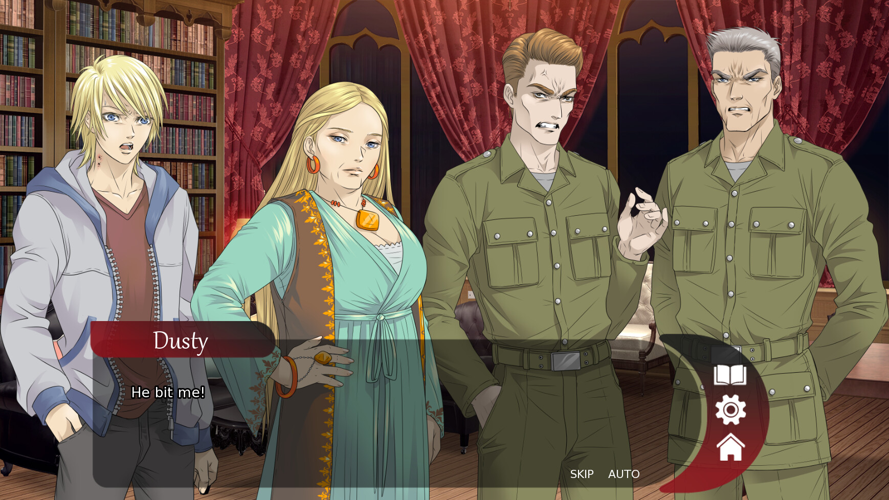 Vampire Slave: A Yaoi Visual Novel Screenshot