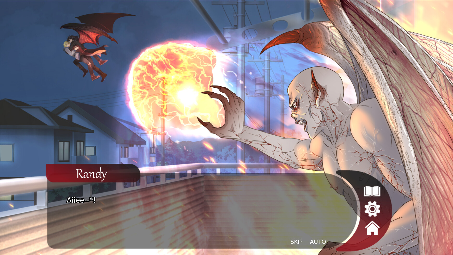 Vampire Slave: A Yaoi Visual Novel Screenshot