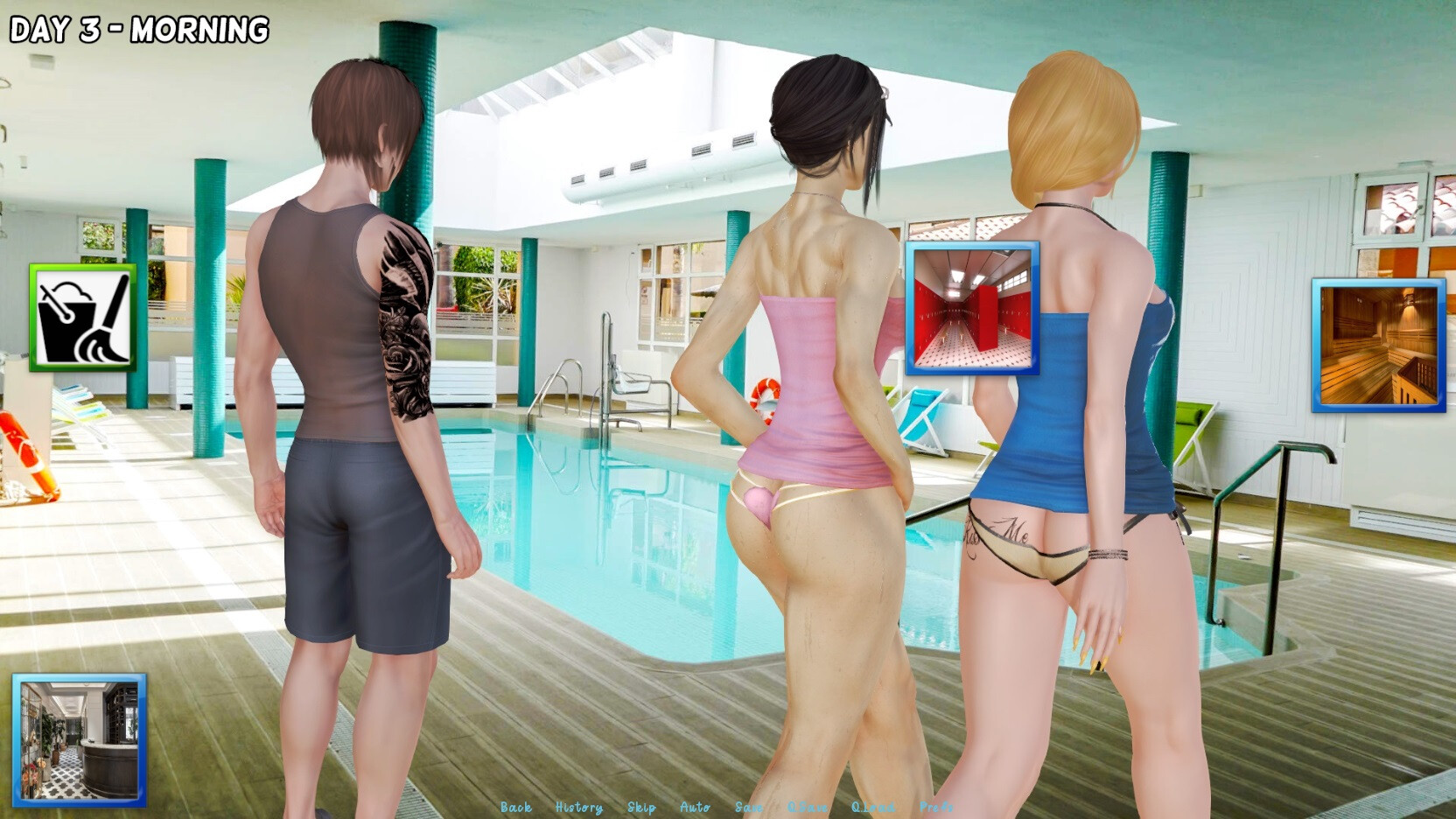 Poolside Adventure Remake Screenshot