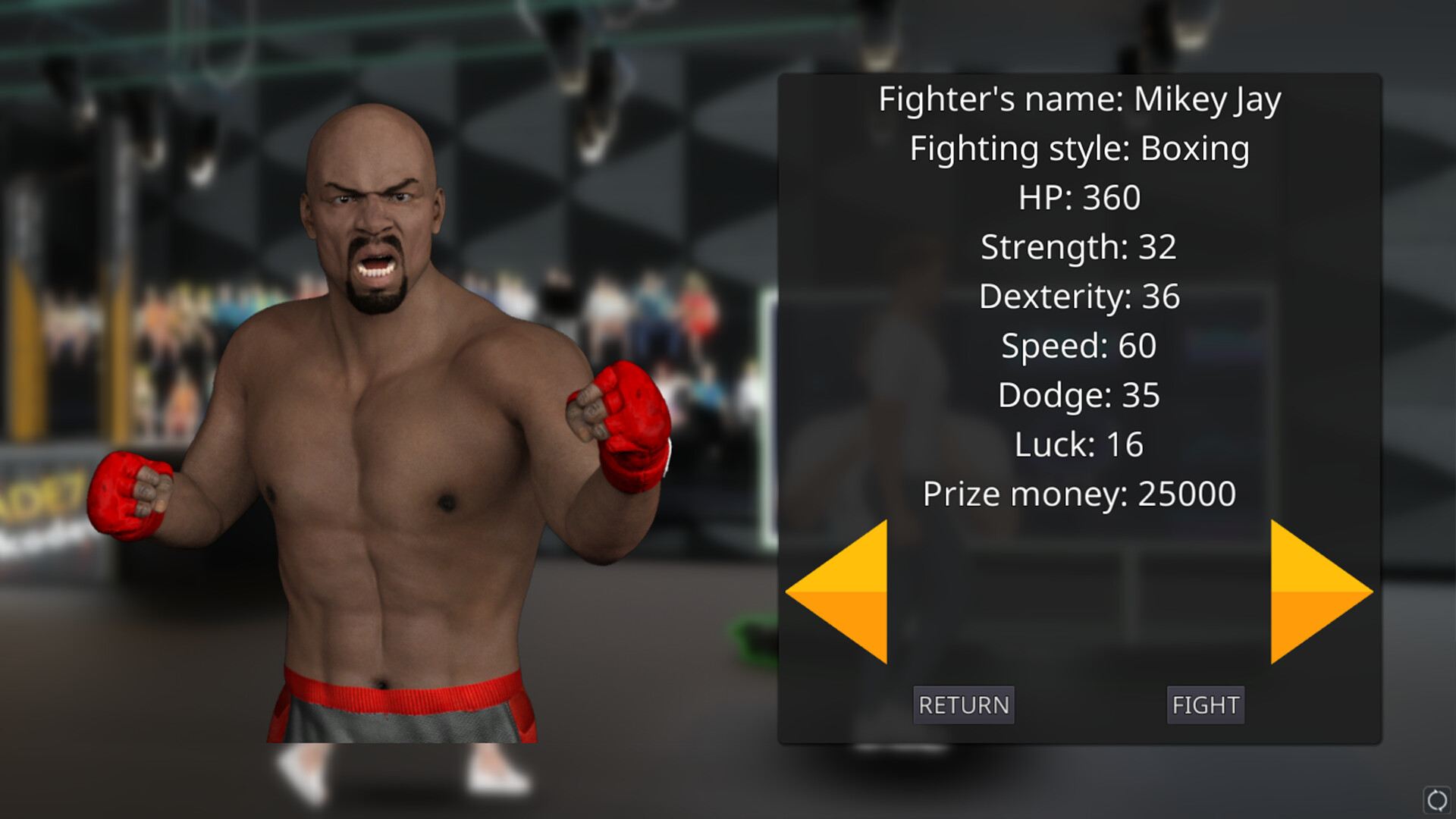 MMA Life Simulator Screenshot