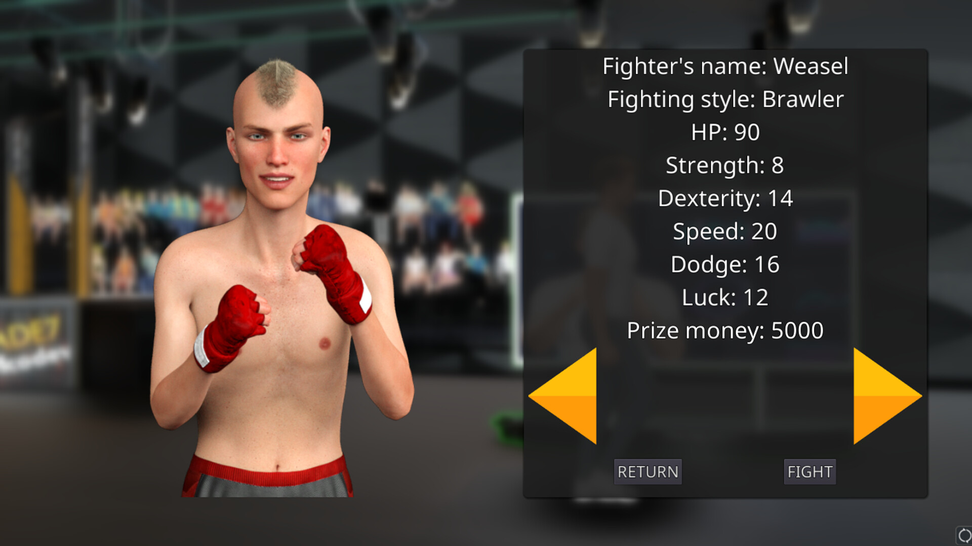 MMA Life Simulator Screenshot