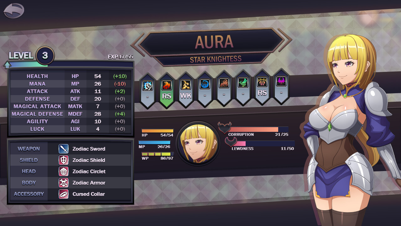 Star Knightess Aura Screenshot