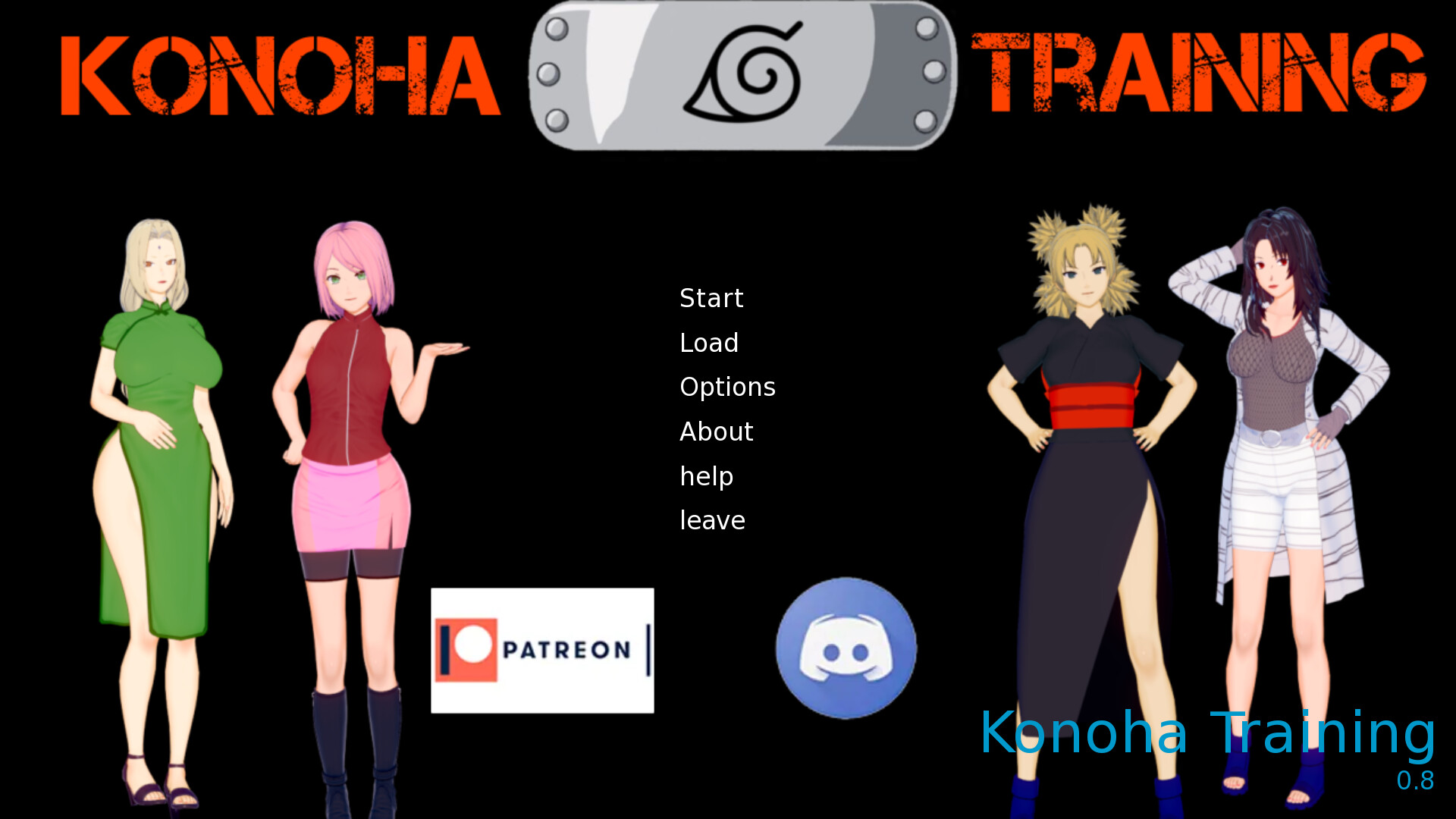 Konoha Training (Chapters I & II) Screenshot