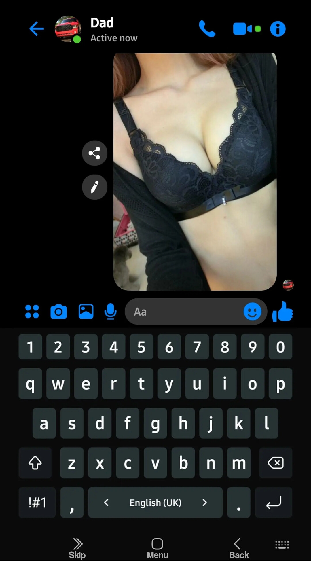 A Slut Phone Screenshot