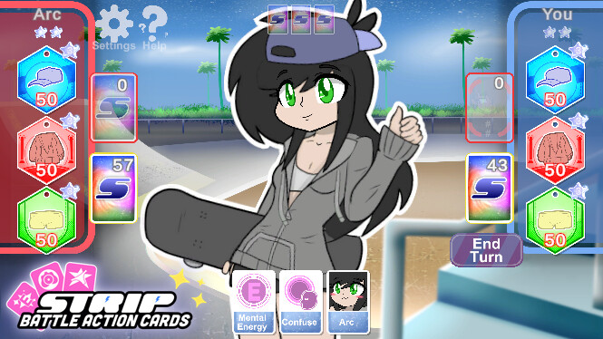 STRIP Battle Action Cards Screenshot