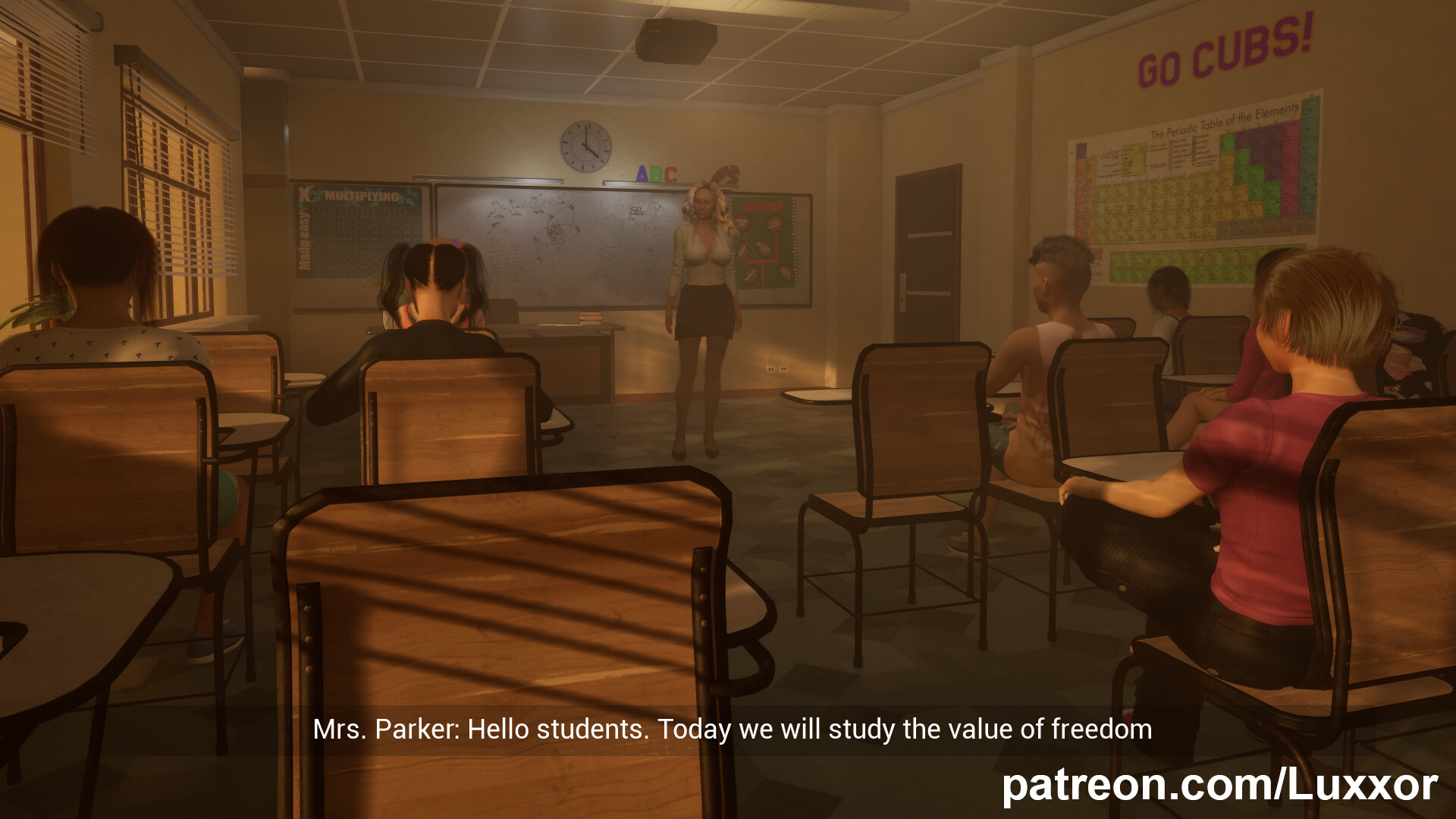 Expose My Teacher (A Wife and Mother Fan Game) Screenshot