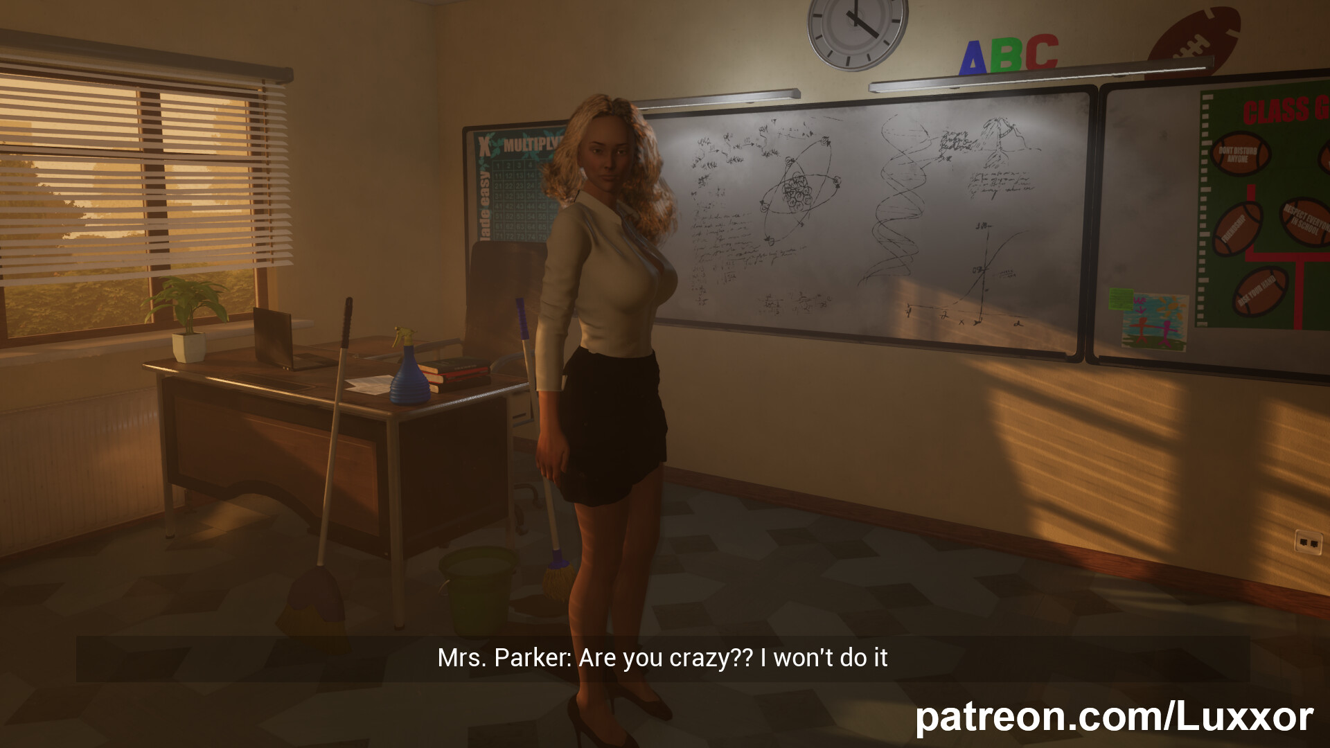 Expose My Teacher (A Wife and Mother Fan Game) Screenshot