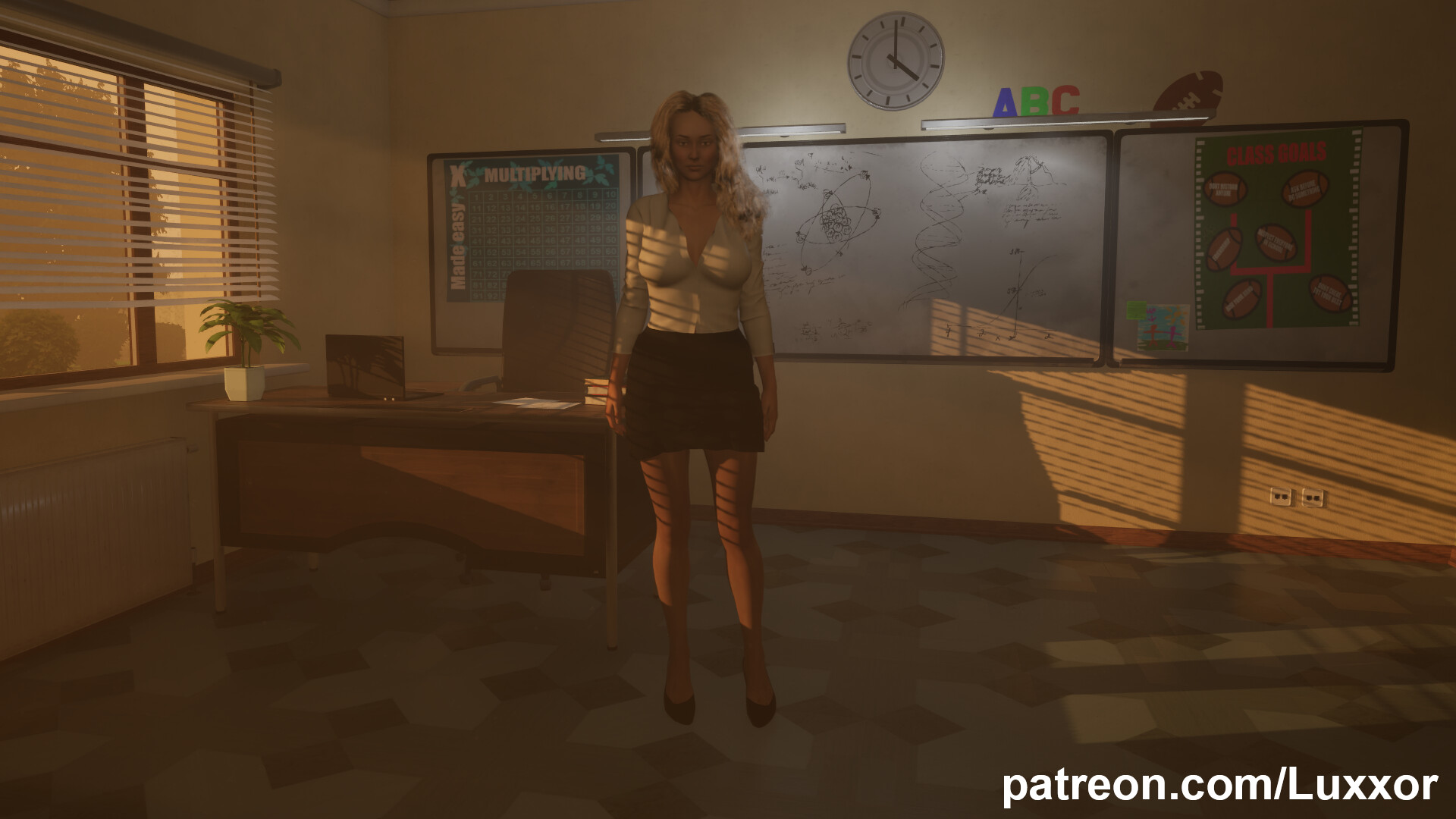 Expose My Teacher (A Wife and Mother Fan Game) Screenshot