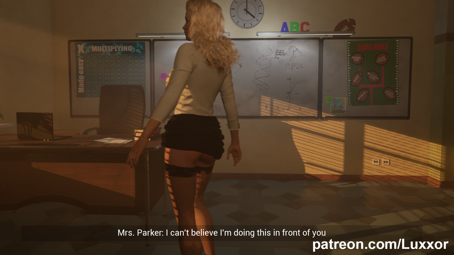 Expose My Teacher (A Wife and Mother Fan Game) Screenshot