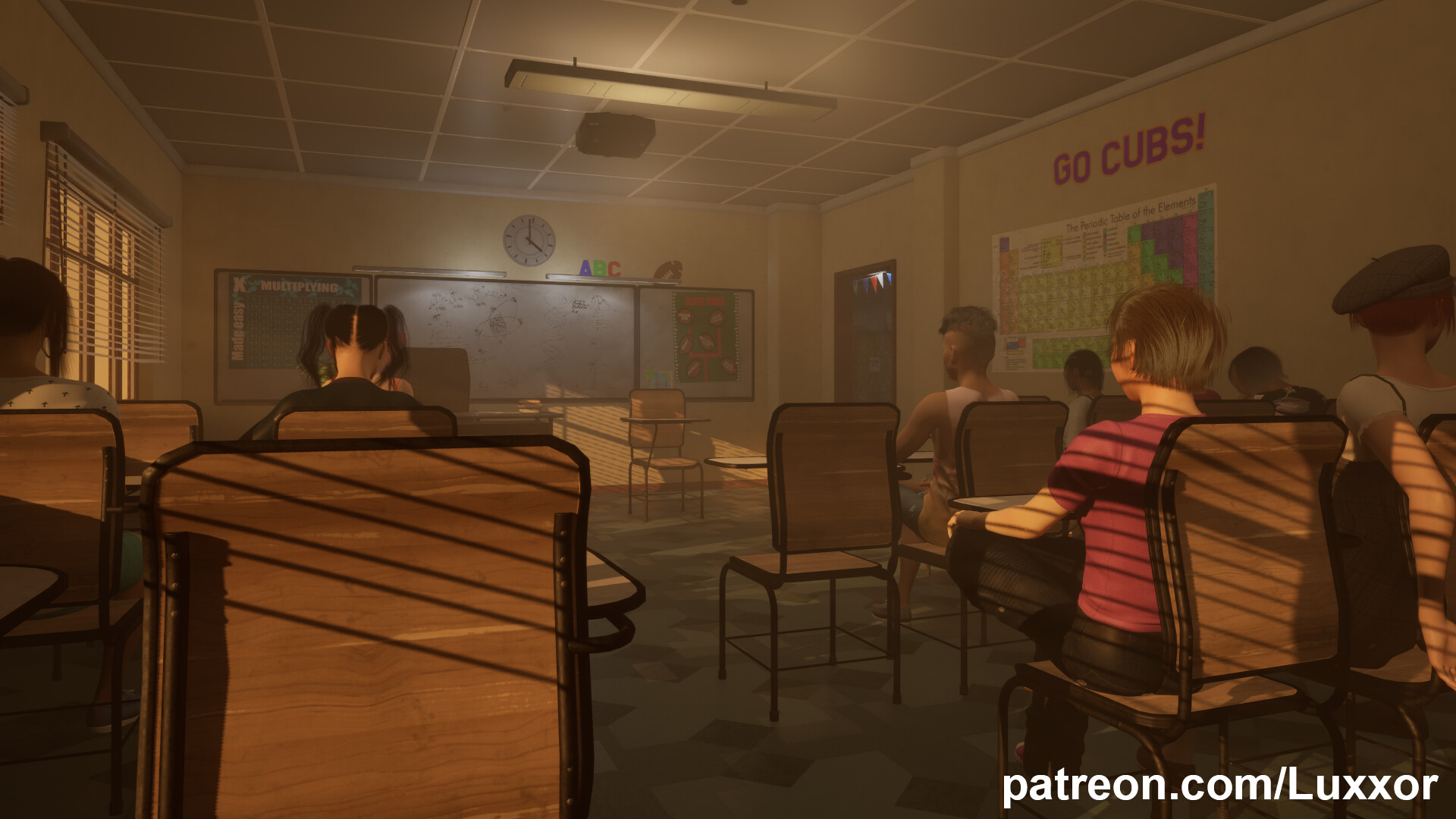 Expose My Teacher (A Wife and Mother Fan Game) Screenshot