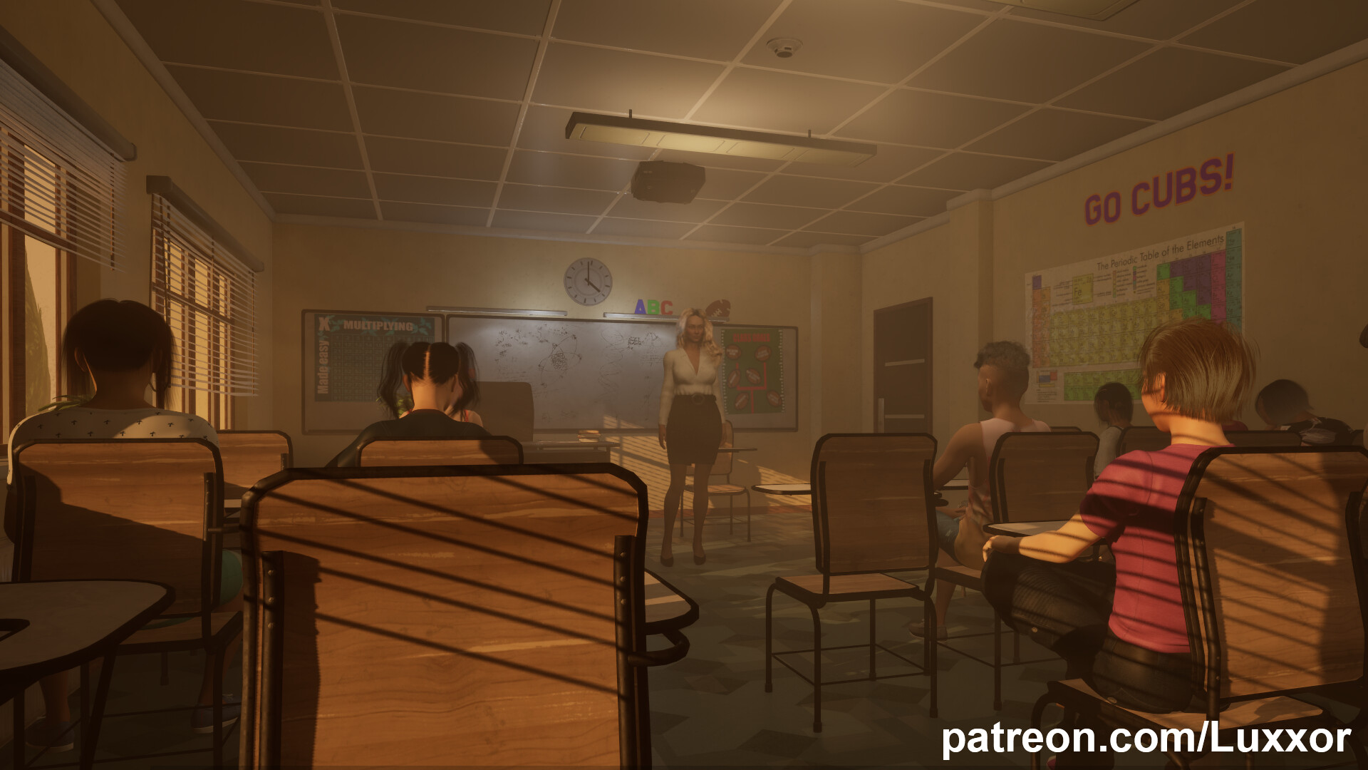 Expose My Teacher (A Wife and Mother Fan Game) Screenshot