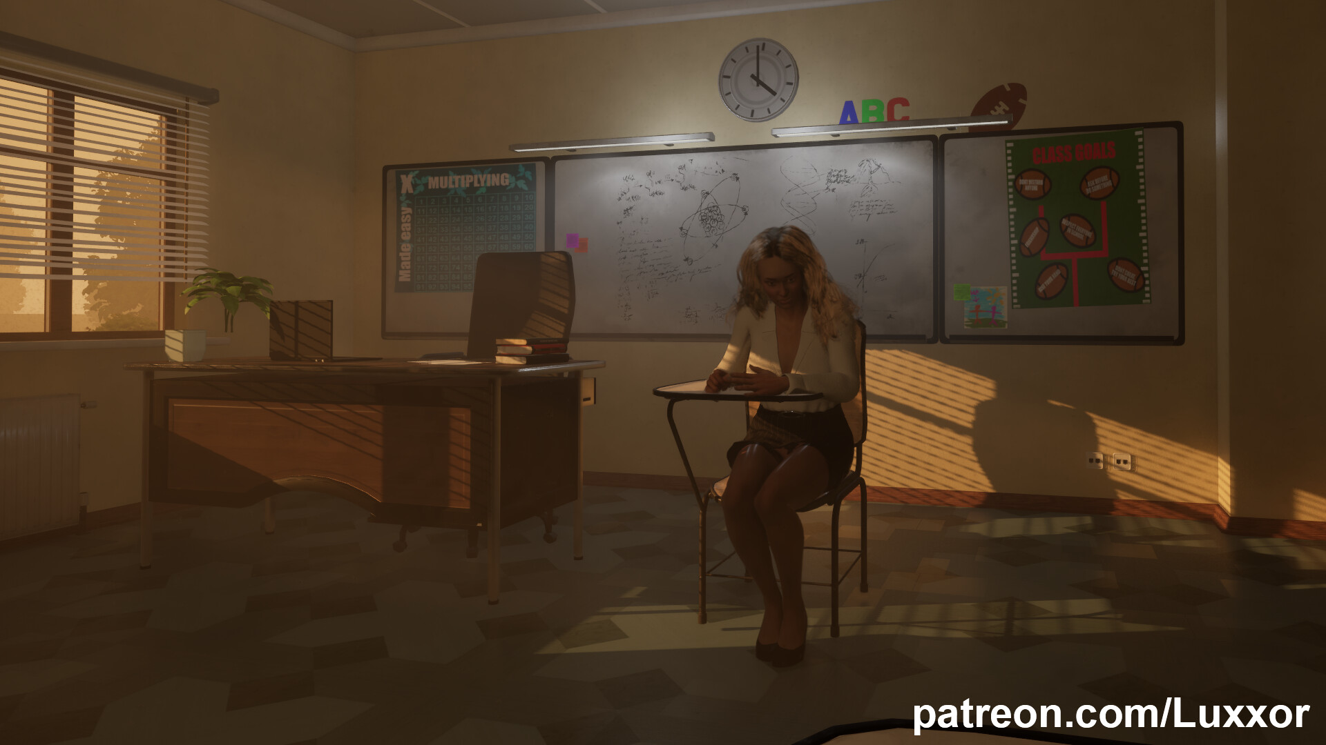 Expose My Teacher (A Wife and Mother Fan Game) Screenshot