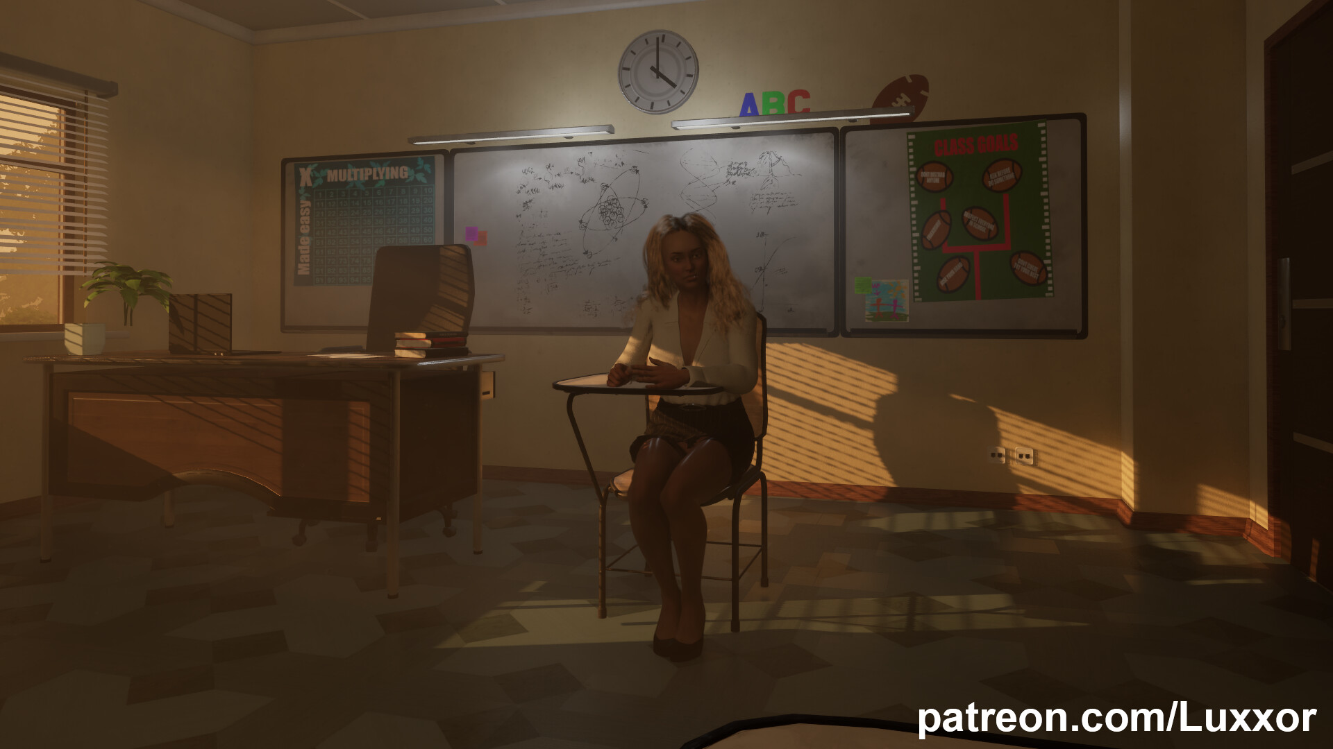 Expose My Teacher (A Wife and Mother Fan Game) Screenshot